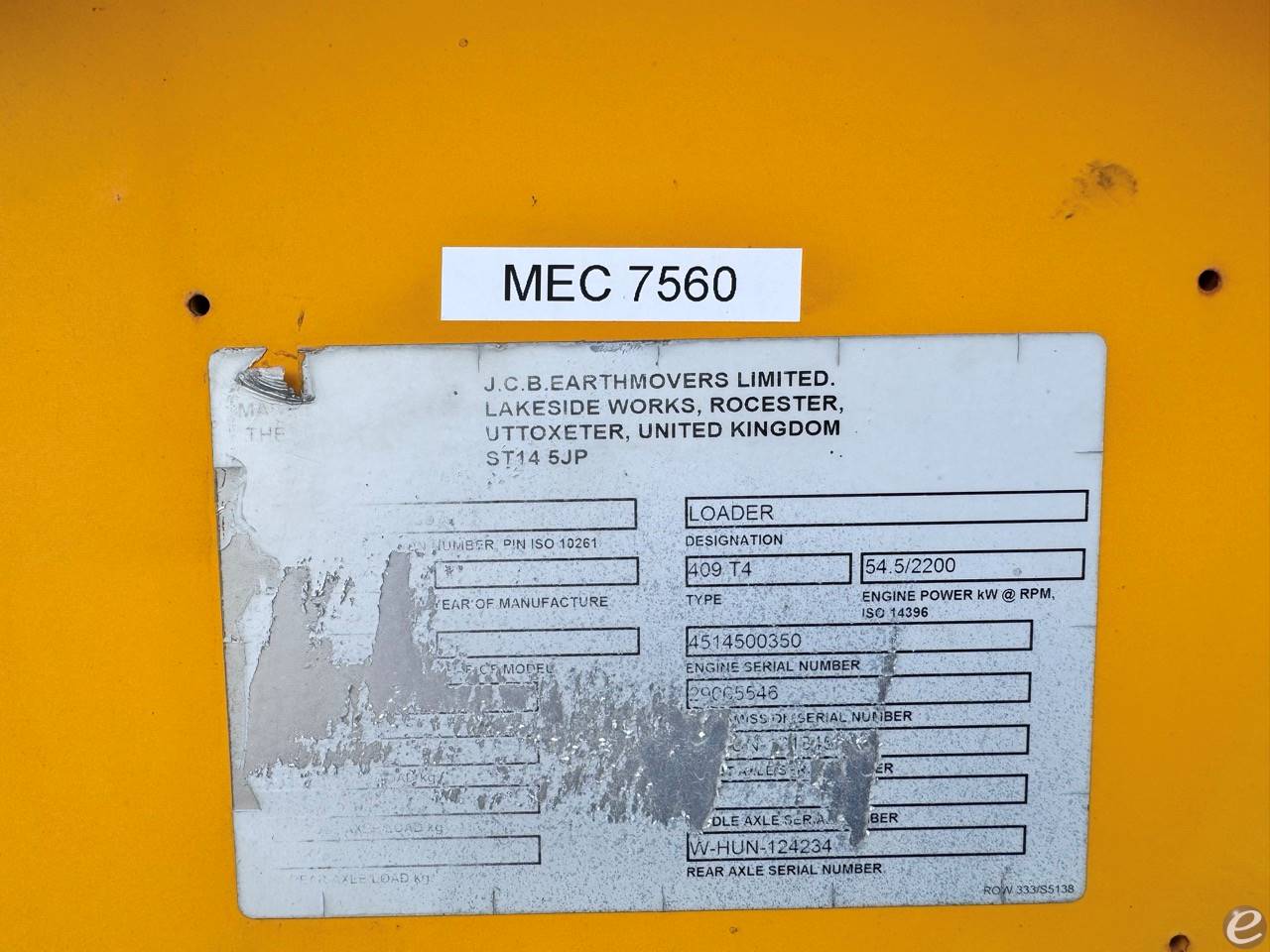 2017 JCB 409 At UsedEquipmentHub.com