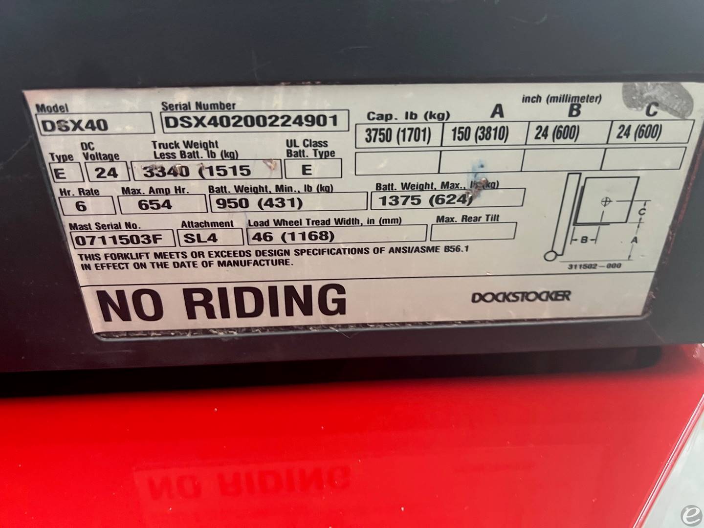 2003 Raymond DSX40 At UsedEquipmentHub.com