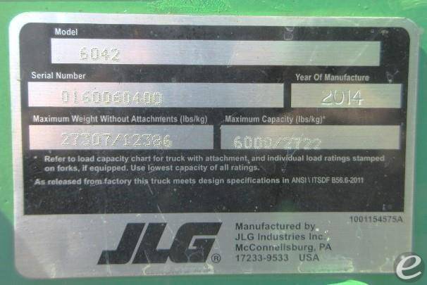 2014 Skytrak 6042 At UsedEquipmentHub.com