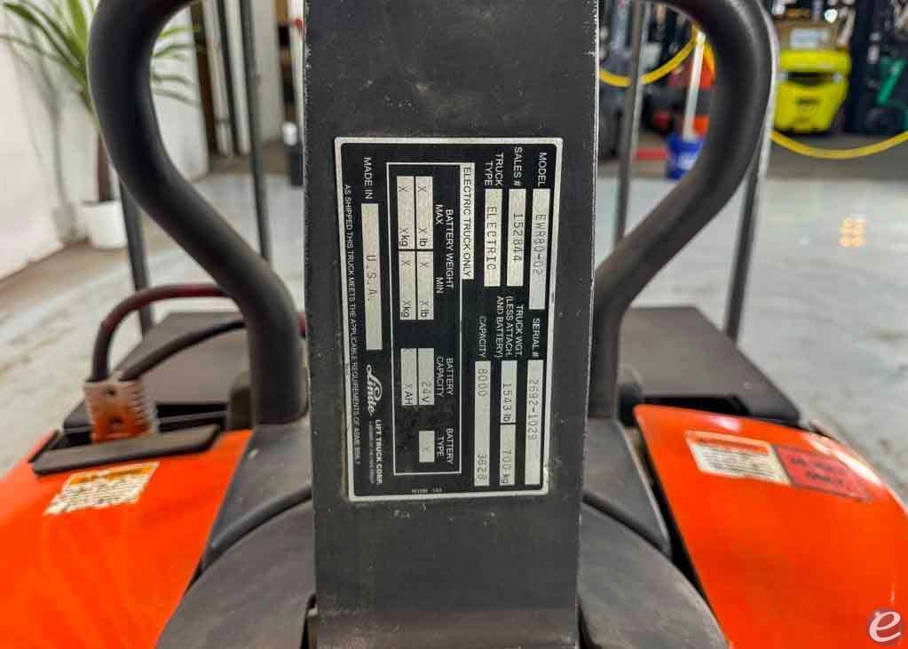 2015 Linde EWR80-02 At UsedEquipmentHub.com