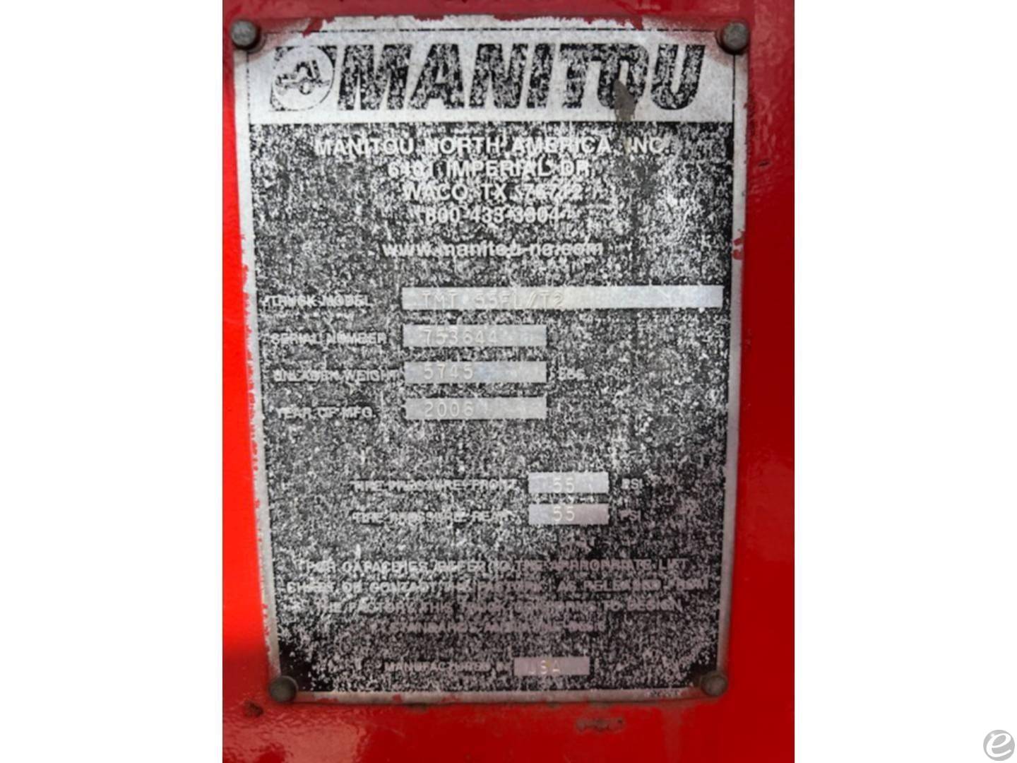 2006 Manitou TMT55FL At UsedEquipmentHub.com