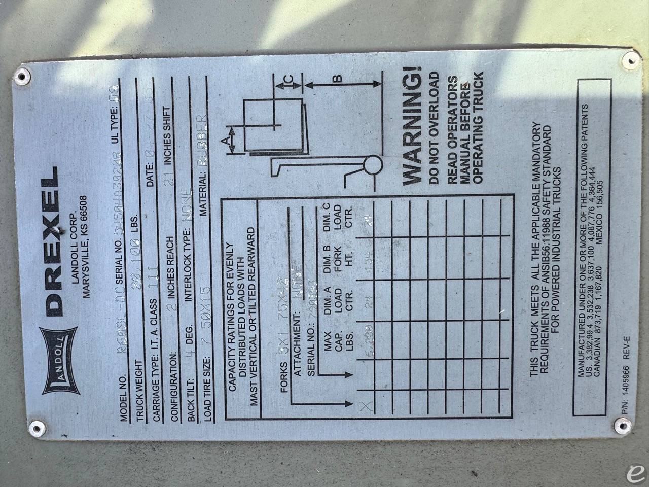 2005 Drexel R60SL At UsedEquipmentHub.com