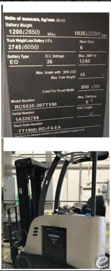 2007 Crown RC5535-30TT190 at UsedEquipmentHub.com